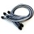 Premium Custom Dual 8 Pin PCIE PSU Modular Cable for Cooler Master