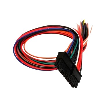 ATX 24 Pin Main Power Connector Female to Bare Wire Open End 50cm