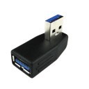 USB 3.0 Female-to-Male Left-Angled Adapter Connector