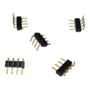 RGB 12V LED Light Strip 4 Pin Male to Male 90 Degree Angled Connector