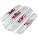 Car Door Edge Guards Anti-collision Scratch Protection Strip Bumpers (World Rally Championship White)