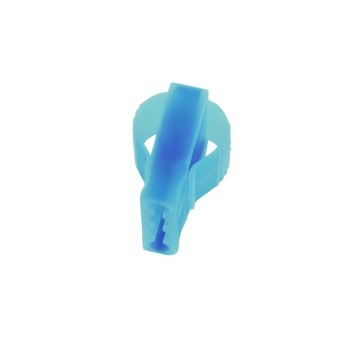 Standard 4 Pin Female Power Connector UV Blue with Pins