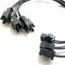 Single Braid 2-Pin Fan Extension Cable - Black