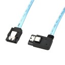 SATA III 6Gbps High Speed SATA Cable 90 Degree Left Angle