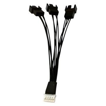 5 Pin VGA PWM Mini PH Connector to Triple PWM 4 Pin Fan Cable Splitter