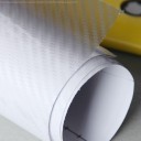 Transparent Carbon Fibre Sticker 3D Matt Dry Vinyl with Texture