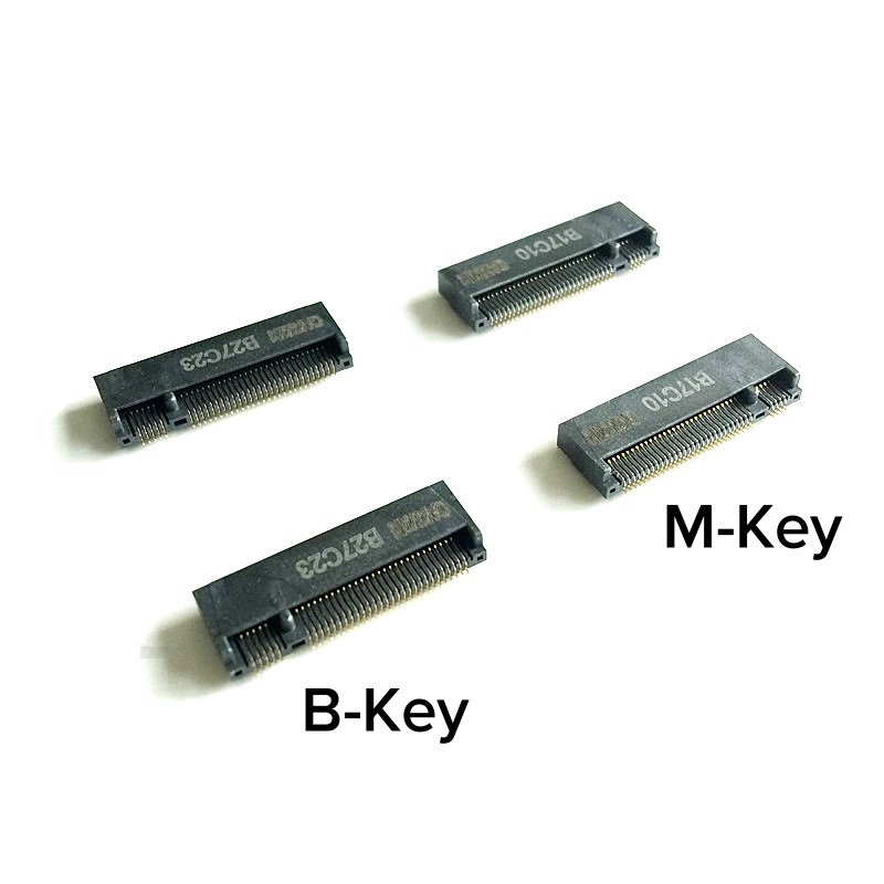 M.2 NGFF SSD B Key M Key E Key Connector