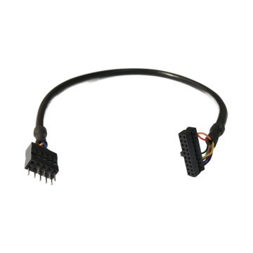 USB 2.0 9 Pin Male to USB 3.0 20 Pin Female Low Profile 30cm