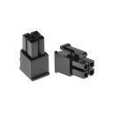 4 Pin Motherboard CPU EPS Power Female Connector Black