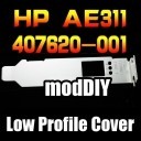 HP AE311A FC1142SR 407620-001 HBA 2U Low Profile Expansion Slot Cover