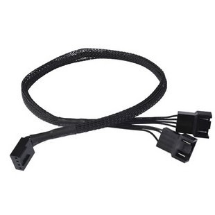 PWN Fan 4 Pin Y Cable Splitter (Sleeved) 