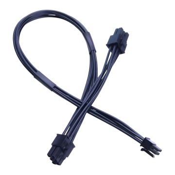 Mini PCIE 6 Pin to Standard Dual PCIE 6 Pin GPU Power Cable for Apple