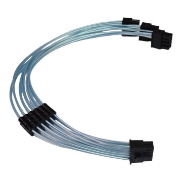 Rallonge Câble 3x8Pin PCI-E Vers 16Pin (12+4) – PCIe 5.0 12VHPWR, 30cm, Noir