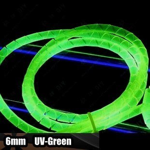UV Spiral Wrap (6mm) - UV Green