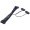 Triple Power Supply Adapter Cable Black