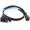 Advanced Mini SAS HD SFF 8643 to 4 SATA 7 Pin Male Cable
