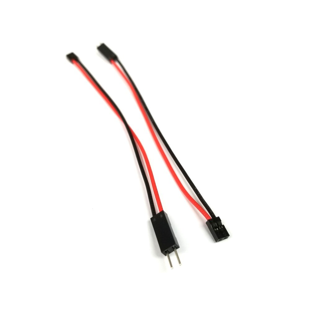 2.00mm to 2.54mm Pitch 2Pin Wire Connector (10cm)