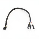 Mini 8 Pin Female to Power Switch LED Adapter Cable for Dell