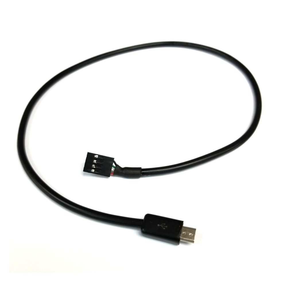 4 Pin Female Header Micro USB Micro B Male Cable 50cm - MODDIY