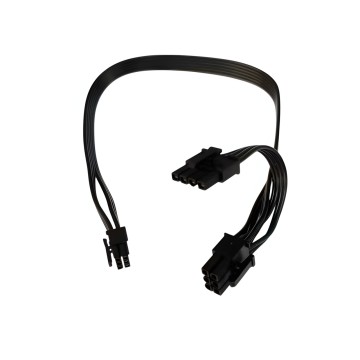 Mini PCIe 6 Pin to Standard PCIe 6 Pin and 4 Pin Power Cable for Apple Mac