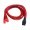 PCIE 8 Pin to Dual 6 Pin Y Split Single Sleeved Power Cable Red 76cm