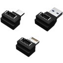 20P 20Gbps USB 3.2 Gen 2x2 Type-C Male To Type-E Female 90 Degree USB