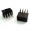 8-Pin CPU/EPS Male Header Connector - 90% Angled - Black