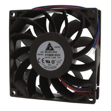 Delta 9225 92mm 3-Wire 3700RPM Ball Bearing Fan