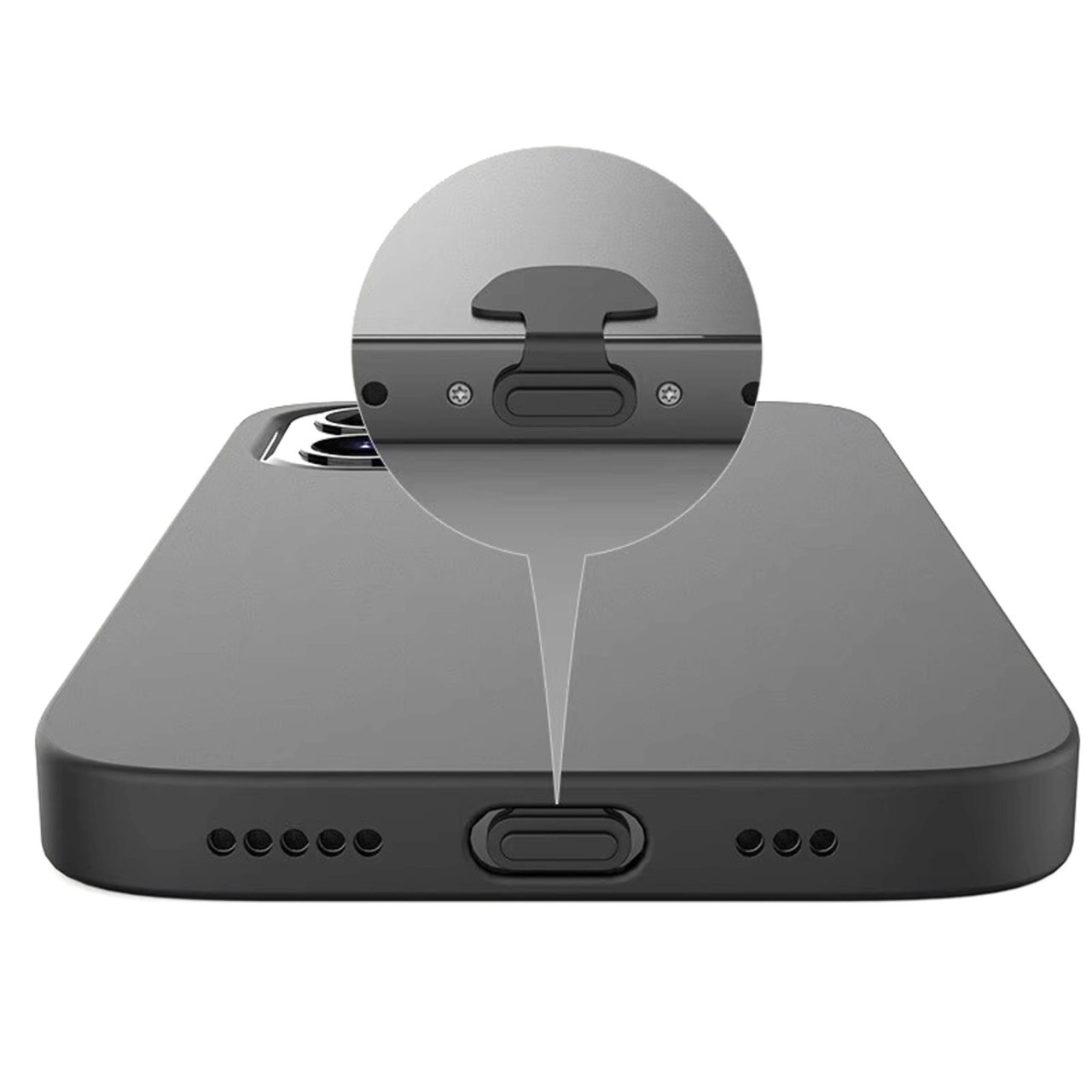 20 Pcs B C Dt Caps, Transparent Silicone Type C Anti-Dt