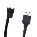 USB to Fan 3 Pin 4 Pin Adaptor Cable 90cm