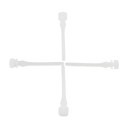 Anti Vibration Rubber White Fan Screws 4 Pack