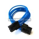 Seasonic Platinum 520 Fanless Single Braid Sleeved PCI-E Modular Cable (UV Blue)