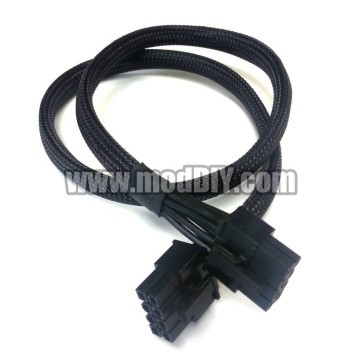 Cooler Master MWE Gold Uni Sleeved CPU EPS Modular Cable Black