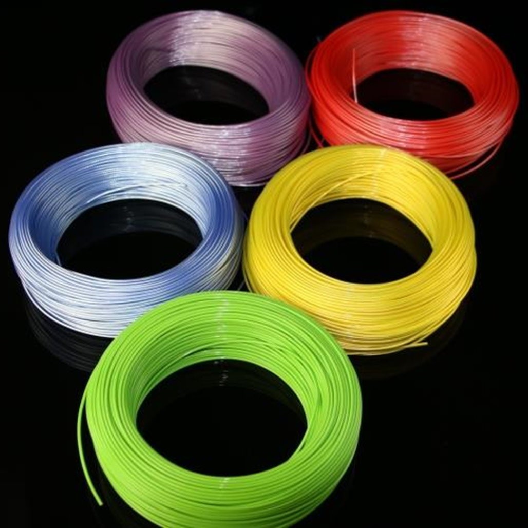 Premium 18AWG FF46 2 Clear Color Computer Cable Copper Wire 9