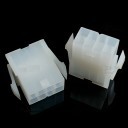 8 Pin Motherboard Power Male Connector Transparent White