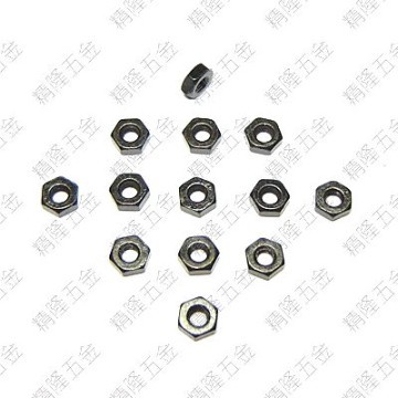 M2.5 Hex Lock Nut - Black Carbon Steel