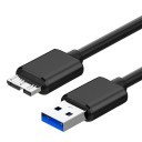 USB 3.0 Micro USB to Type A Data Power Cable 100cm