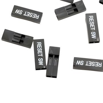 Dupont 2 Pin Female Motherboard Reset Switch Connector Black