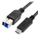 10Gbps USB 3.1 Type C Male to USB 3.1 Type B Male Data Cable 100cm