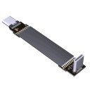 USB 3.2 Gen 2x2 20G Type C Male to Male Angled Data and Power Cable