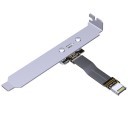 USB 3.2 Gen 2x2 20G Type E Male to Type C Female Cable with Slot Cover